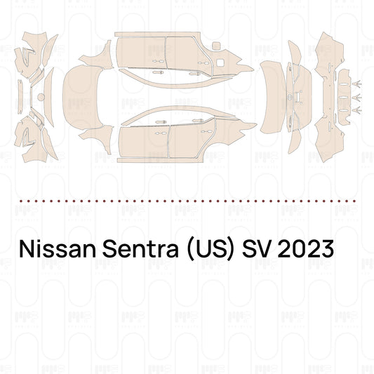 Pre-Cut PPF Nissan Sentra (US) SV 2023
