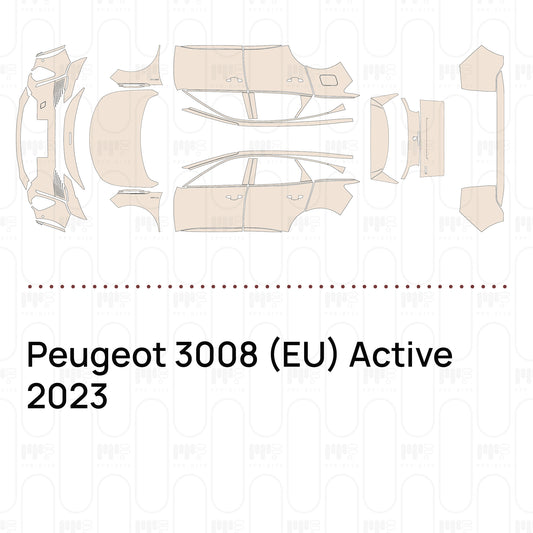 Pre-Cut PPF Peugeot 3008 (EU) Active 2023