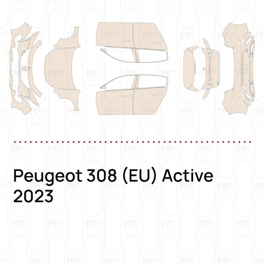 Pre-Cut PPF Peugeot 308 (EU) Active 2023