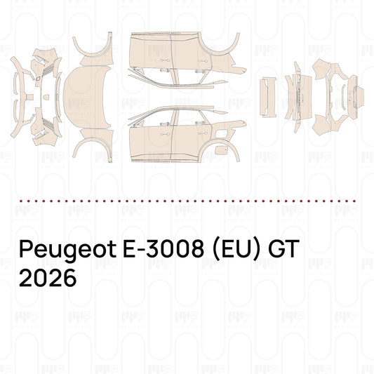 Pre-Cut PPF Peugeot E-3008 (EU) GT 2026