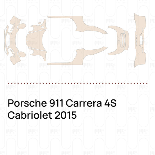Pre-Cut PPF Porsche 911 Carrera 4S Cabriolet 2015