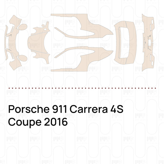 Pre-Cut PPF Porsche 911 Carrera 4S Coupe 2016