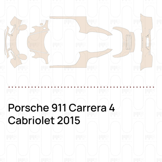Pre-Cut PPF Porsche 911 Carrera 4 Cabriolet 2015