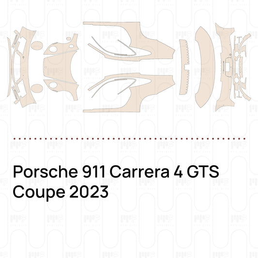 Pre-Cut PPF Porsche 911 Carrera 4 GTS Coupe 2023