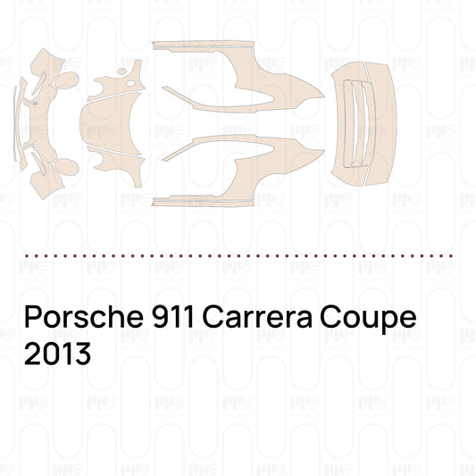 Pre-Cut PPF Porsche 911 Carrera Coupe 2013