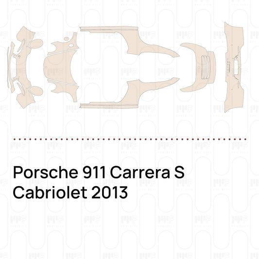 Pre-Cut PPF Porsche 911 Carrera S Cabriolet 2013