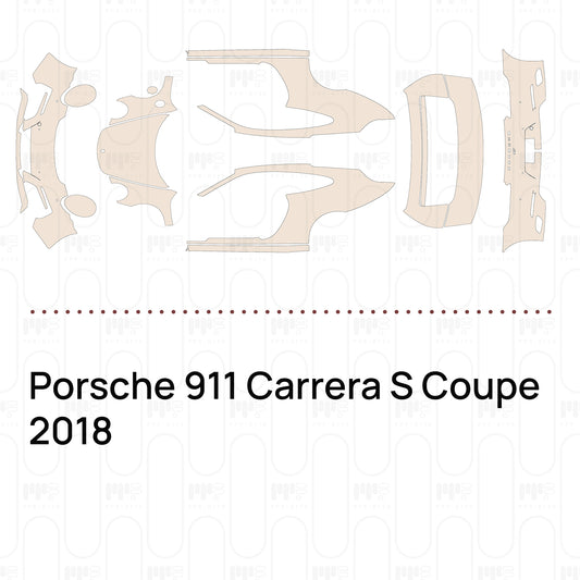 Pre-Cut PPF Porsche 911 Carrera S Coupe 2018