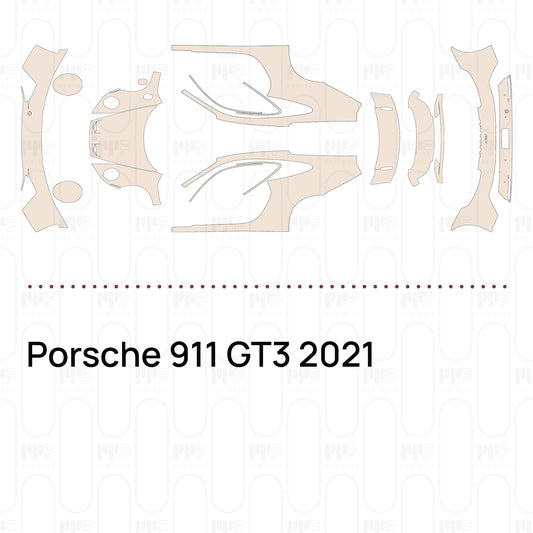 Pre-Cut PPF Porsche 911 GT3 2021