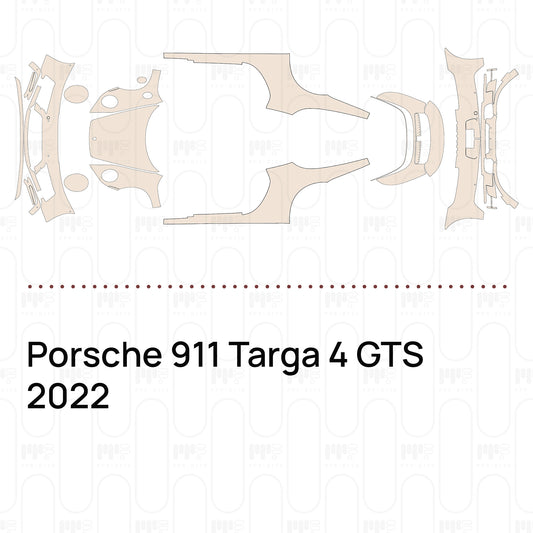 Pre-Cut PPF Porsche 911 Targa 4 GTS 2022