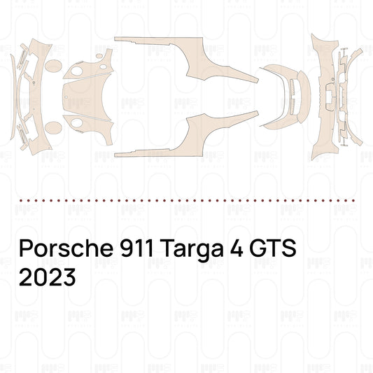 Pre-Cut PPF Porsche 911 Targa 4 GTS 2023