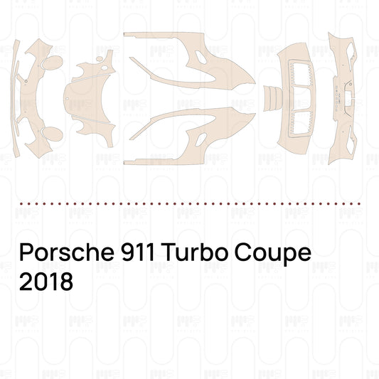 Pre-Cut PPF Porsche 911 Turbo Coupe 2018
