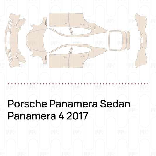 Pre-Cut PPF Porsche Panamera Sedan Panamera 4 2017
