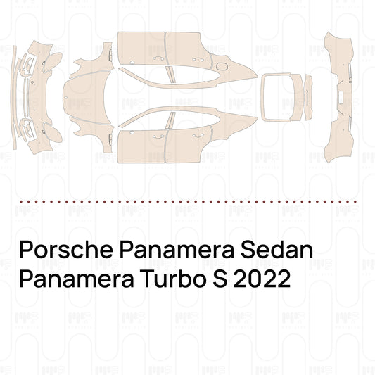Pre-Cut PPF Porsche Panamera Sedan Panamera Turbo S 2022