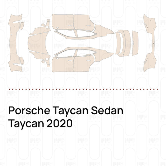 Pre-Cut PPF Porsche Taycan Sedan Taycan 2020