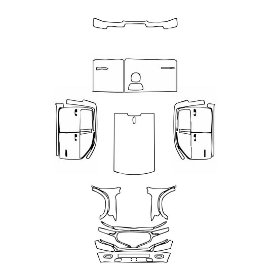 Pre-Cut PPF RAM Trucks 1500 Crew Cab Limited 2020 - PPF-Kits