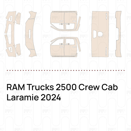 RAM Trucks 2500 Crew Cab Laramie 2024 – Pellicola protettiva PPF pretagliata