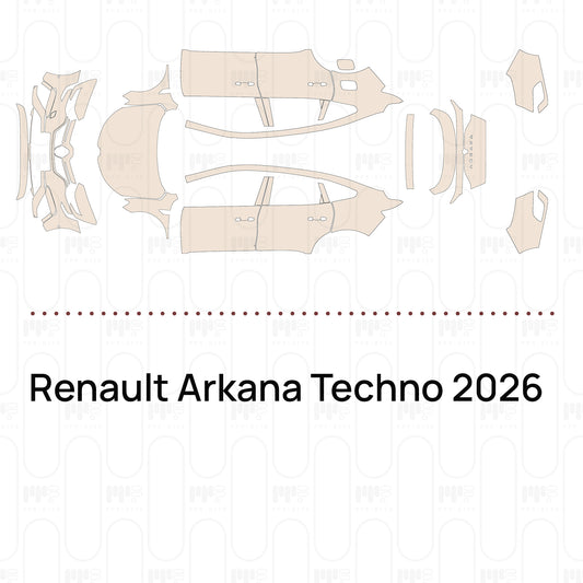 Pre-Cut PPF Renault Arkana Techno 2026