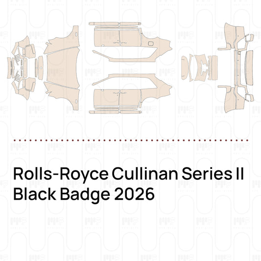 Pre-Cut PPF Rolls-Royce Cullinan Series II Black Badge 2026