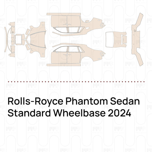 Pre-Cut PPF Rolls-Royce Phantom Sedan Standard Wheelbase 2024