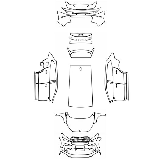 Pre-Cut PPF Skoda Enyaq iV (EU) Luxury 2021 - PPF-Kits