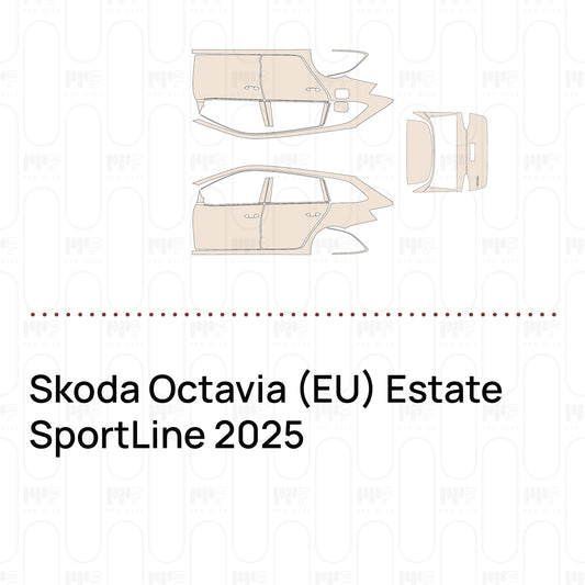 Pre-Cut PPF Skoda Octavia (EU) Estate SportLine 2025