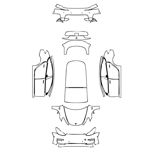Pre-Cut PPF Tesla Model 3 2021 - PPF-Kits