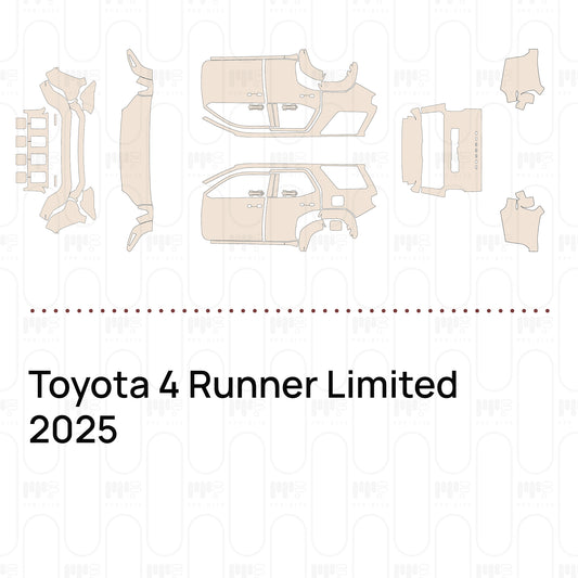 Pre-Cut PPF Toyota 4 Runner Limited 2025