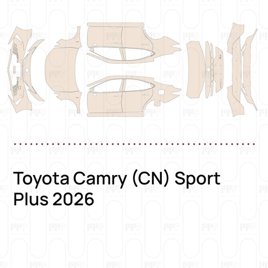 Pre-Cut PPF Toyota Camry (CN) Sport Plus 2026