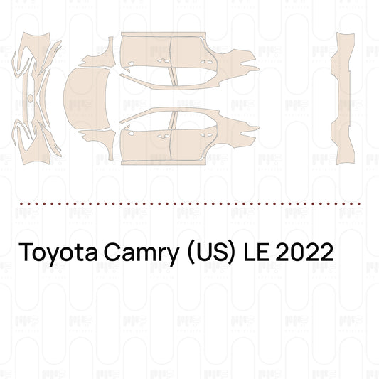 Pre-Cut PPF Toyota Camry (US) LE 2022