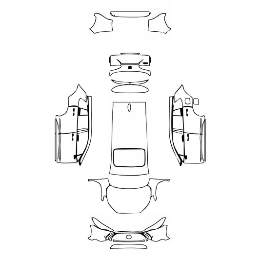 Pre-Cut PPF Toyota Corolla Cross (US) LE 2025 - PPF-Kits
