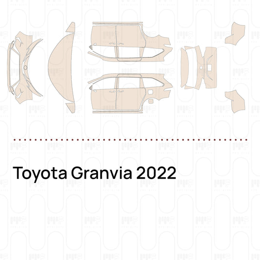 Pre-Cut PPF Toyota Granvia 2022