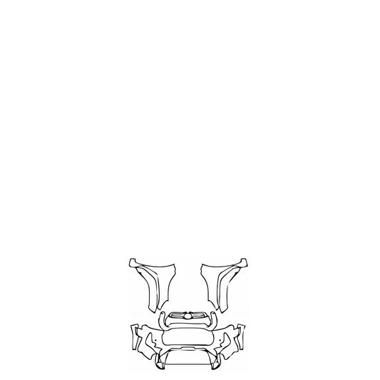Pre-Cut PPF Toyota Hilux (BR) Double Cab SRX Plus 2024 - PPF-Kits