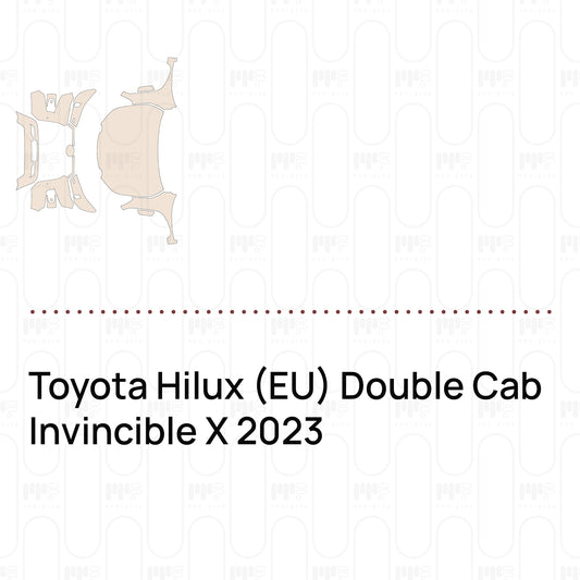 Pre-Cut PPF Toyota Hilux (EU) Double Cab Invincible X 2023