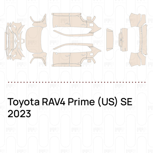 Pre-Cut PPF Toyota RAV4 Prime (US) SE 2023