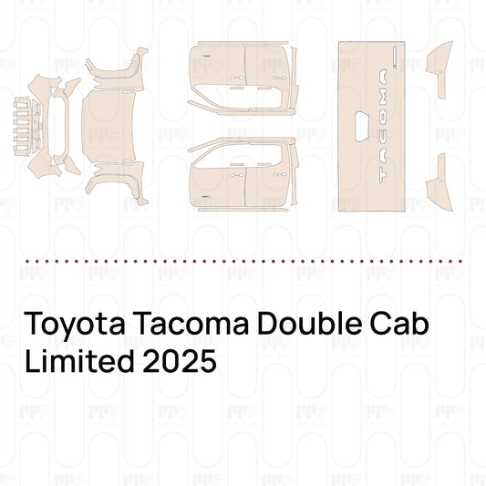 Pre-Cut PPF Toyota Tacoma Double Cab Limited 2025