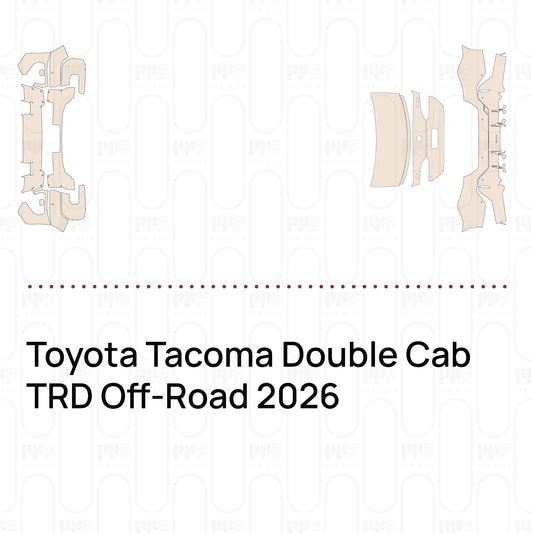 Pre-Cut PPF Toyota Tacoma Double Cab TRD Off-Road 2026