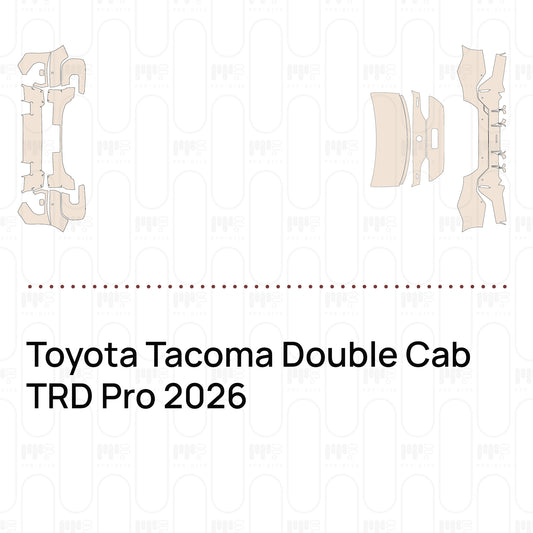 Pre-Cut PPF Toyota Tacoma Double Cab TRD Pro 2026