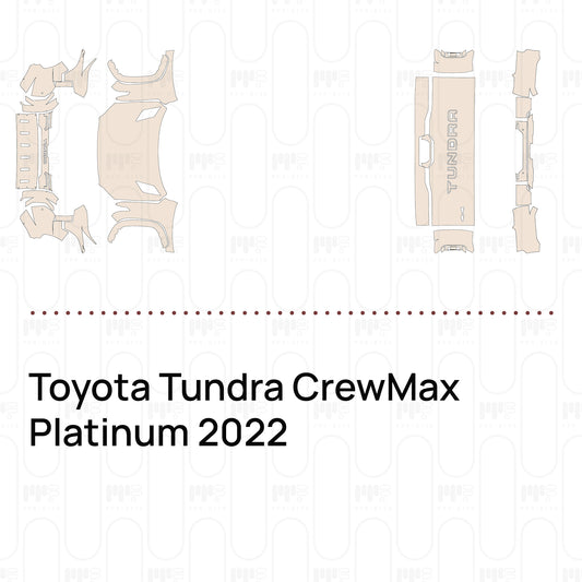 Pre-Cut PPF Toyota Tundra CrewMax Platinum 2022