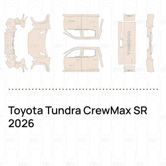 Pre-Cut PPF Toyota Tundra CrewMax SR 2026