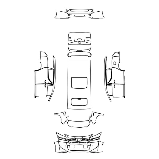 Pre-Cut PPF Toyota Vellfire 2020 - PPF-Kits