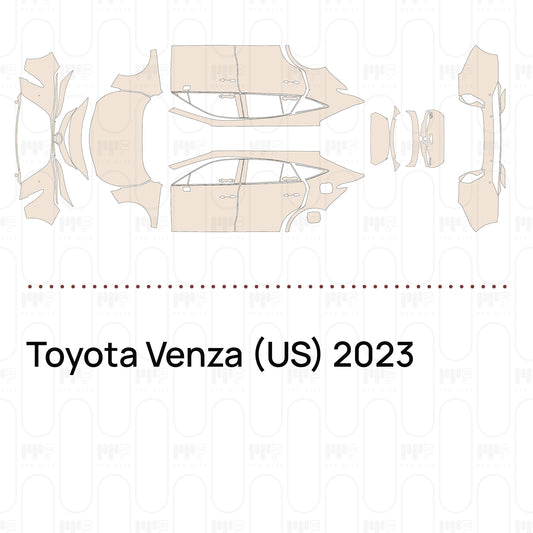 Pre-Cut PPF Toyota Venza (US) 2023