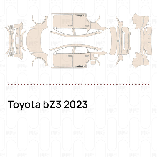 Pre-Cut PPF Toyota bZ3 2023