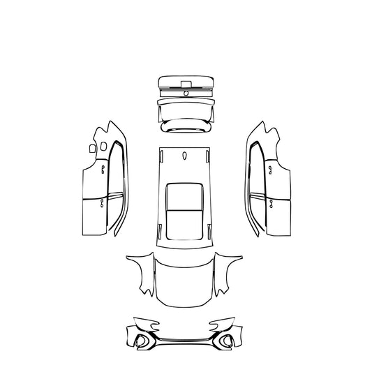 Pre-Cut PPF Volkswagen Atlas (US) SEL 2025 - PPF-Kits