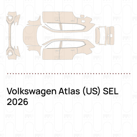 Pre-Cut PPF Volkswagen Atlas (US) SEL 2026