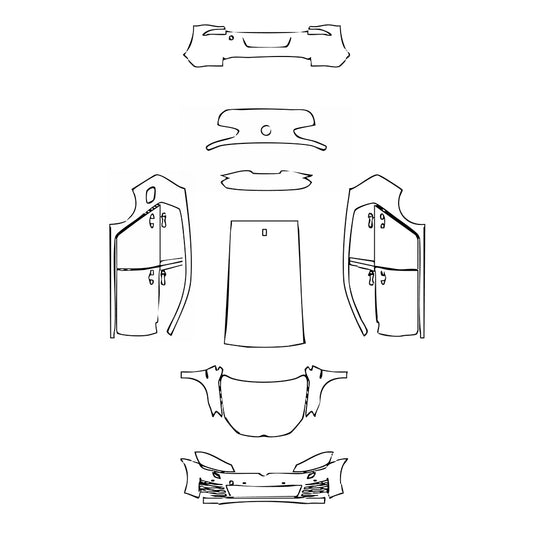 Pre-Cut PPF Volkswagen Golf Golf GTI 2016 - PPF-Kits