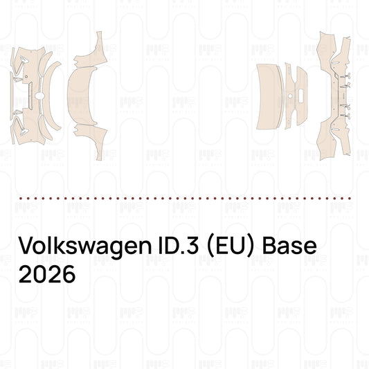 Pre-Cut PPF Volkswagen ID.3 (EU) Base 2026
