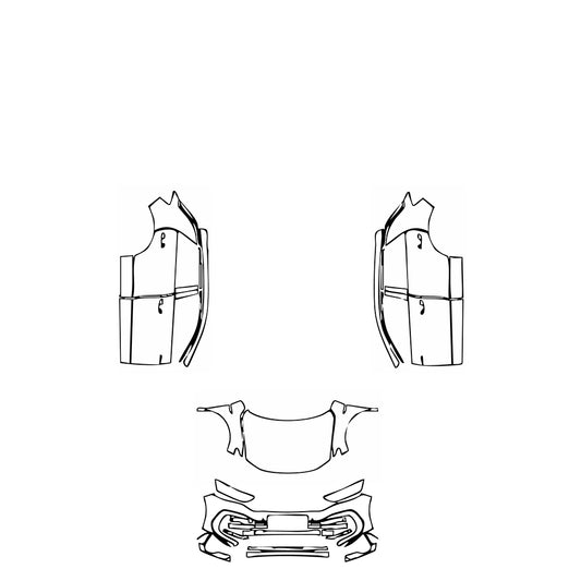 Pre-Cut PPF Volkswagen T-Roc (EU) R 2019 - PPF-Kits