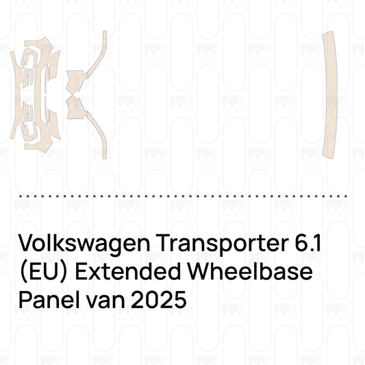 Pre-Cut PPF Volkswagen Transporter 6.1 (EU) Extended Wheelbase Panel van 2025