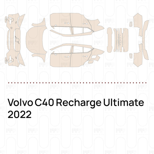 Pre-Cut PPF Volvo C40 Recharge Ultimate 2022