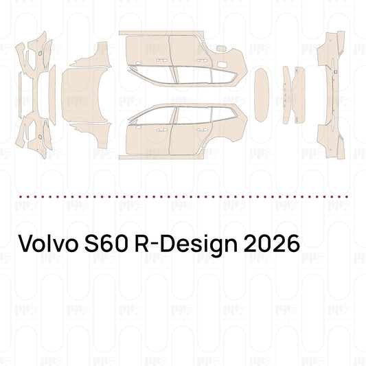 Pre-Cut PPF Volvo S60 R-Design 2026
